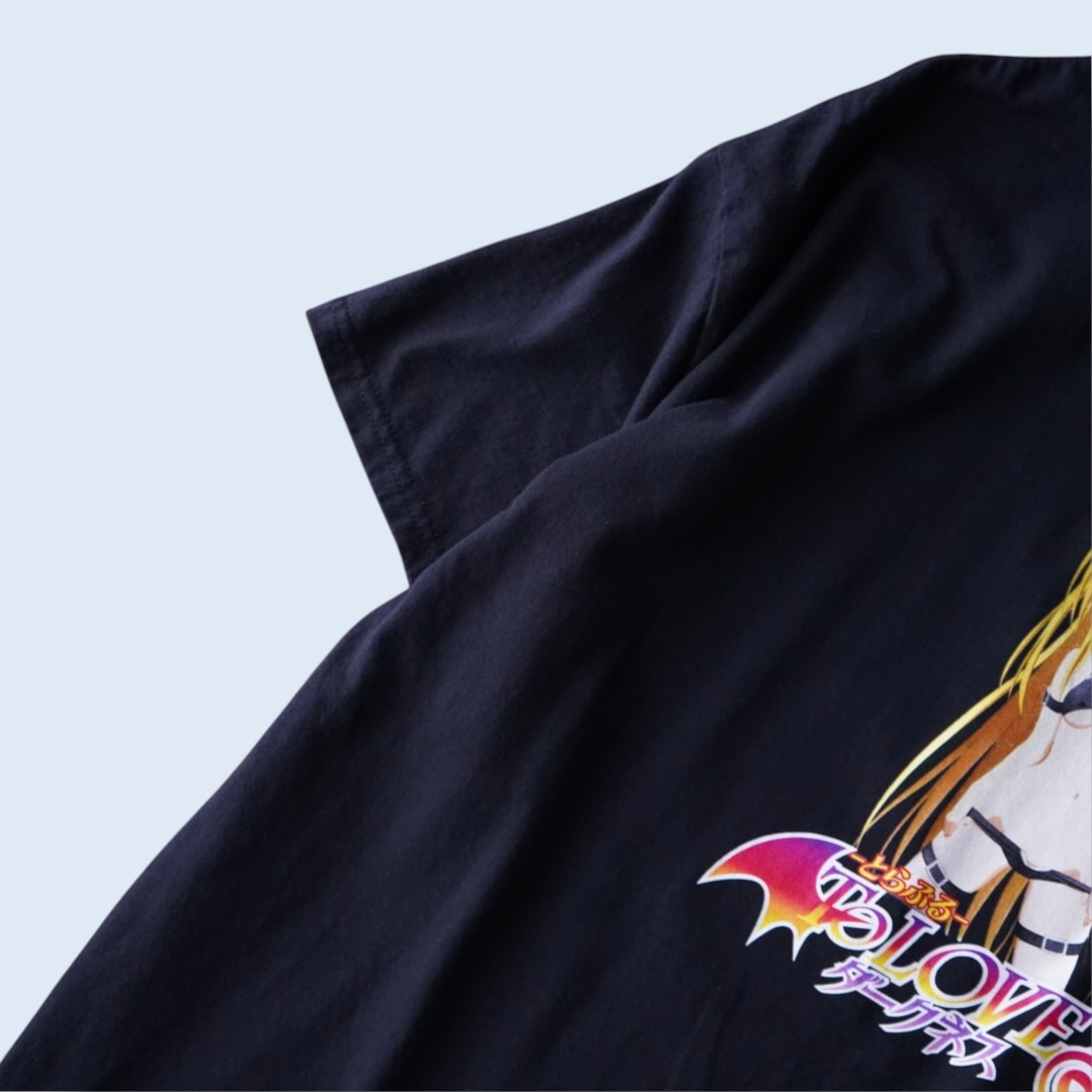 "微エロヤミちゃん / ToLOVEる" print tee