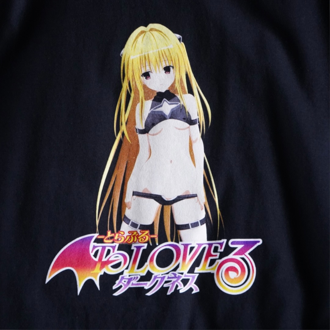 "微エロヤミちゃん / ToLOVEる" print tee