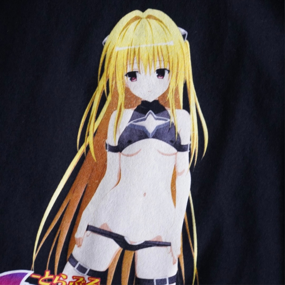 "微エロヤミちゃん / ToLOVEる" print tee