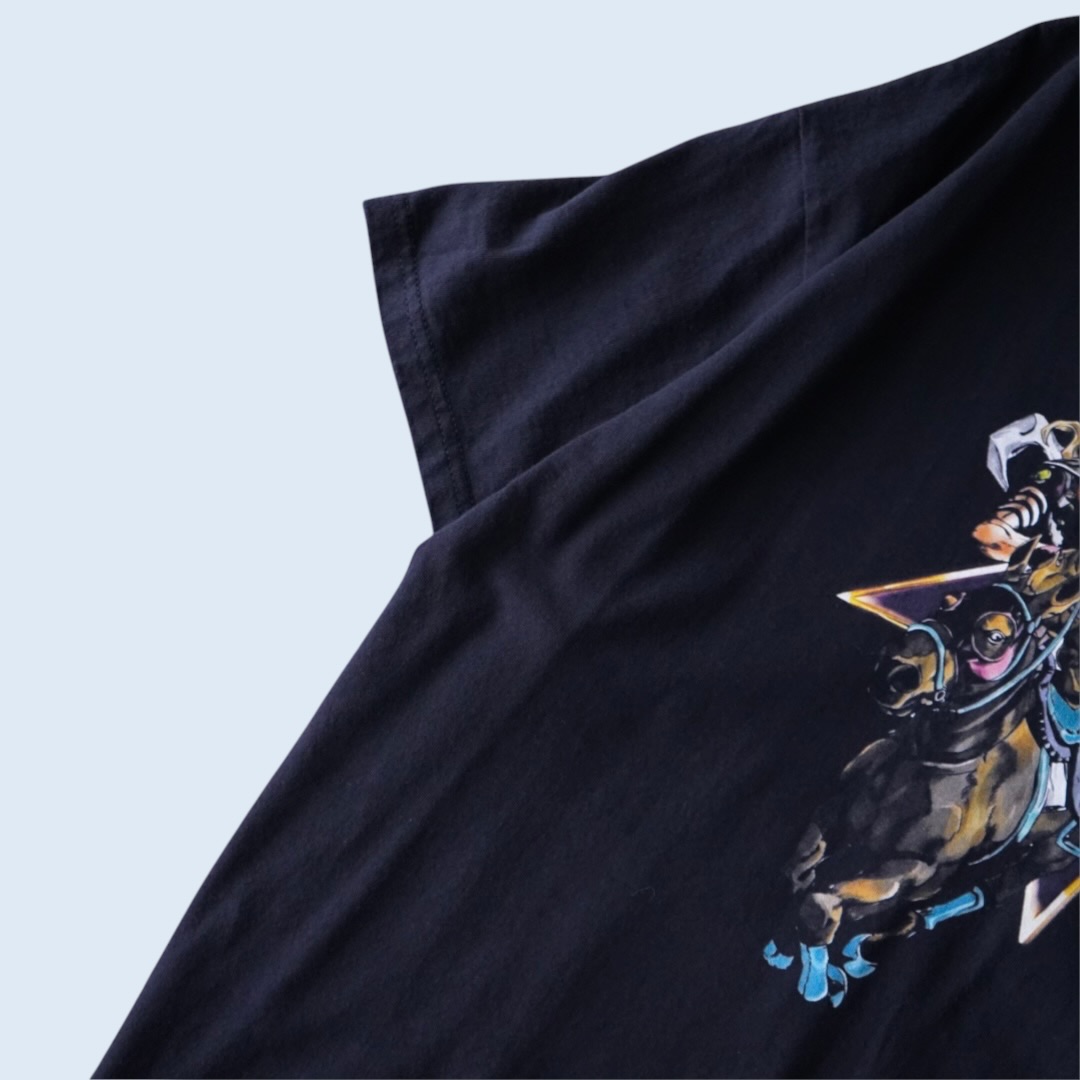"SBRリャンメン / ジョジョの奇妙な冒険" double side print tee