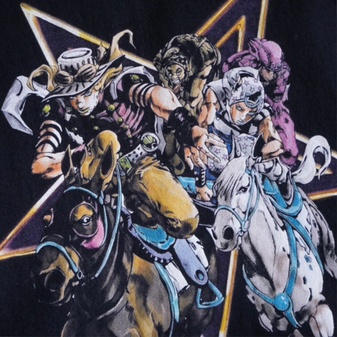 "SBRリャンメン / ジョジョの奇妙な冒険" double side print tee