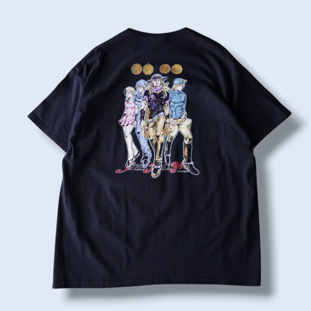 "SBRリャンメン / ジョジョの奇妙な冒険" double side print tee