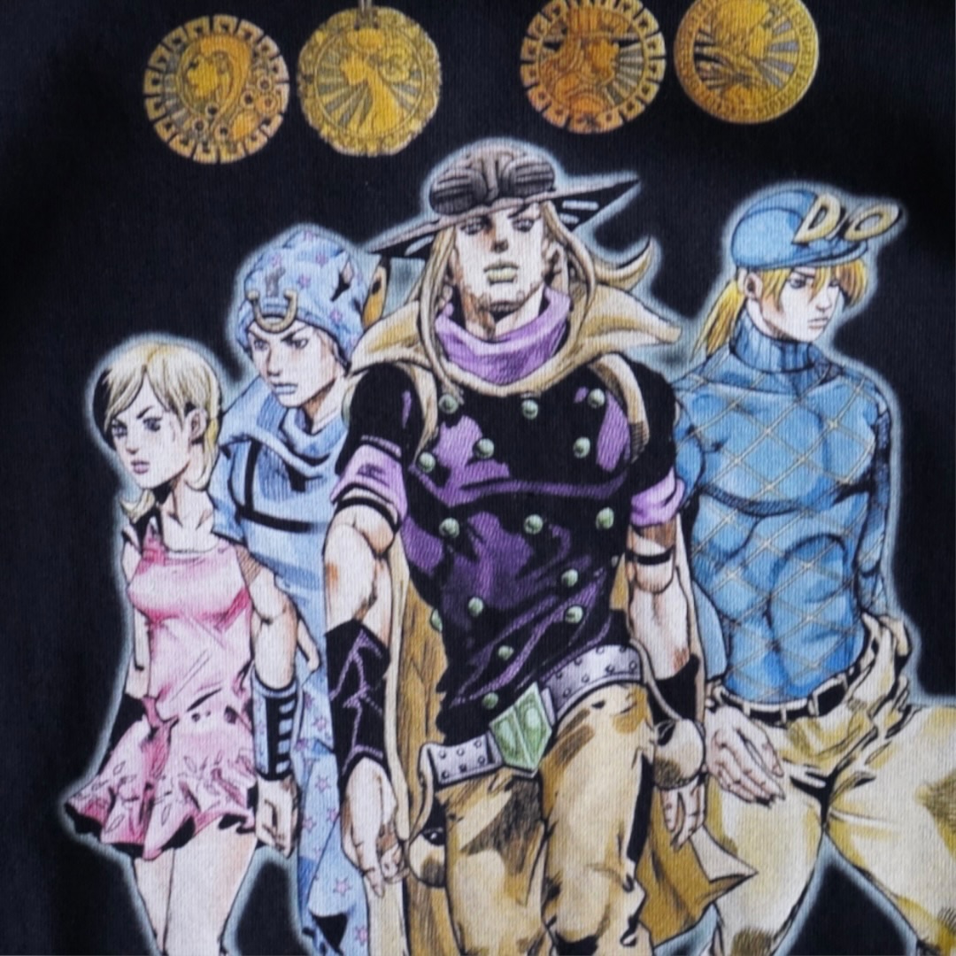 "SBRリャンメン / ジョジョの奇妙な冒険" double side print tee