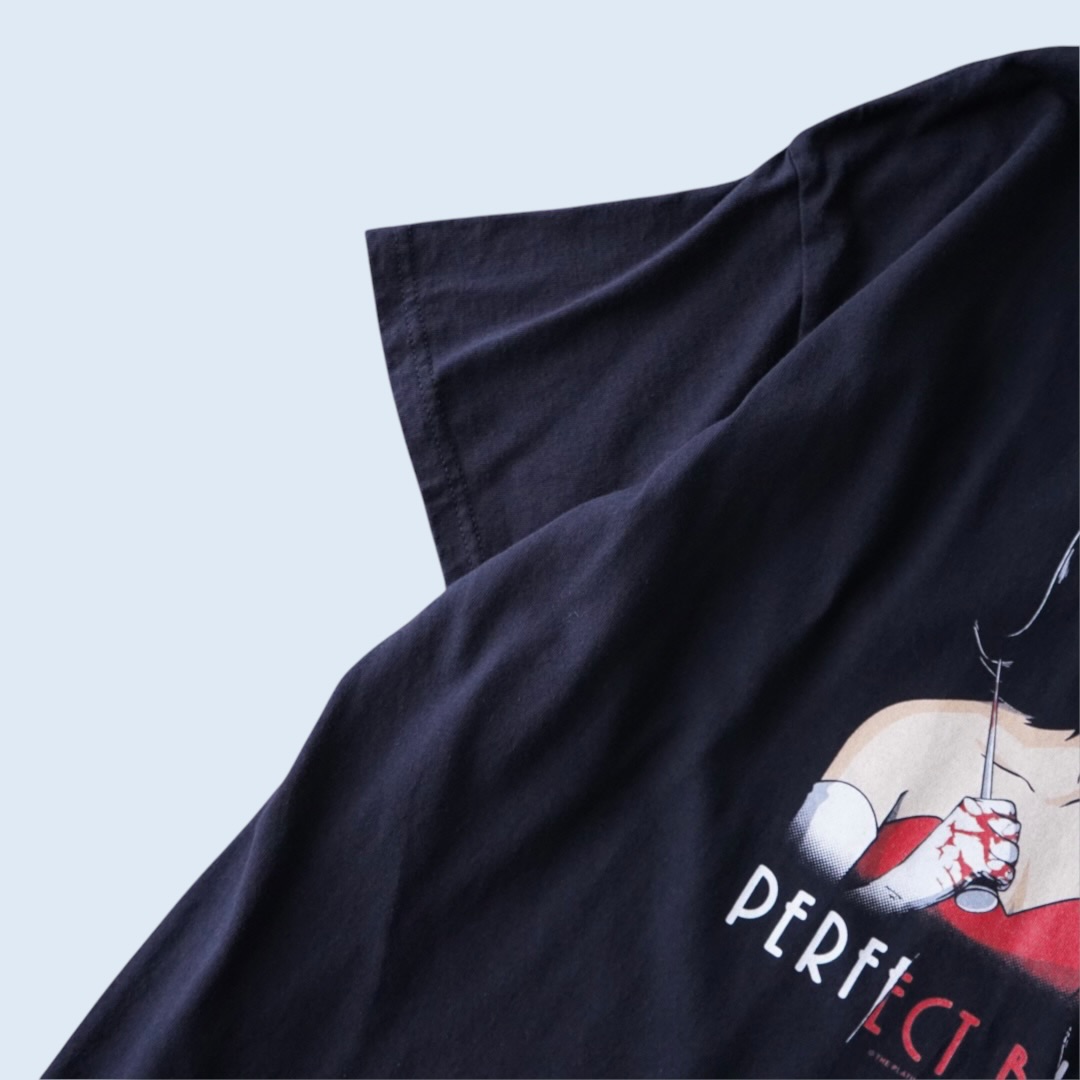 "未麻のピン / PERFECT BLUE" print tee