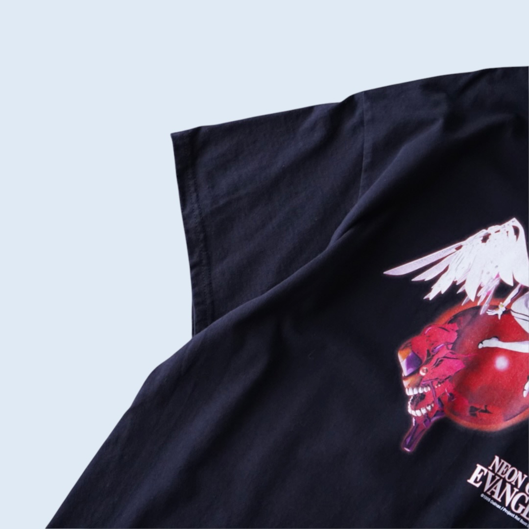 "綾波サードインパクトリャンメン / エヴァンゲリオン" double side print tee