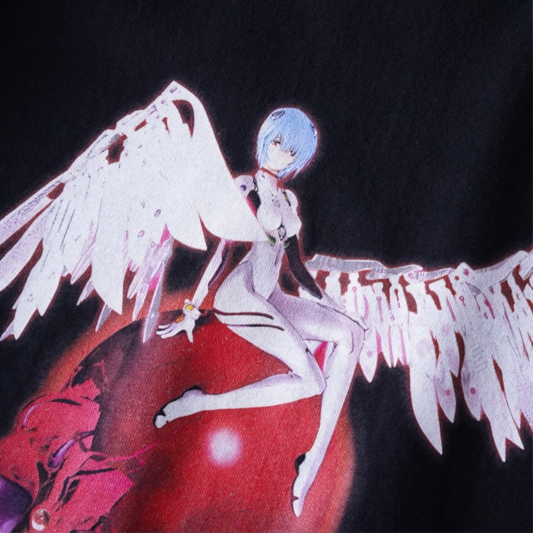 "綾波サードインパクトリャンメン / エヴァンゲリオン" double side print tee
