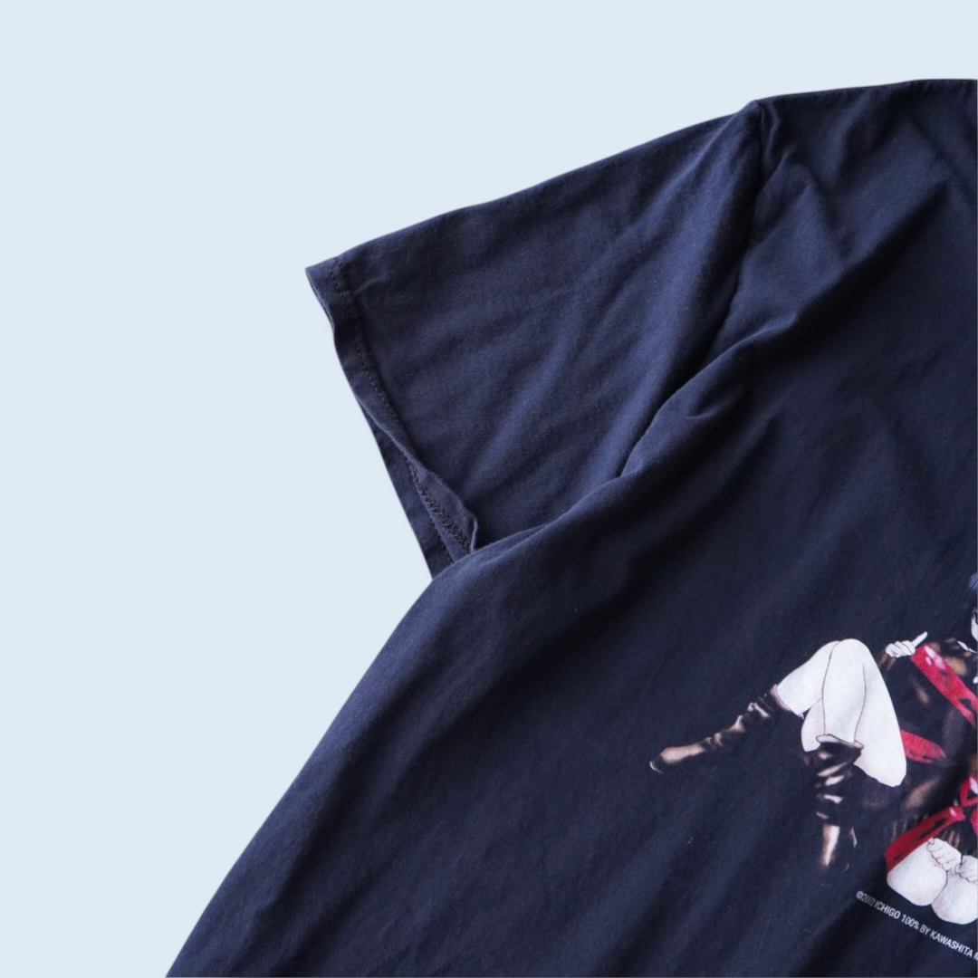 "ヒロイン集合 / いちご100%" print tee