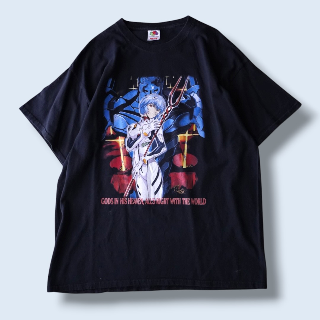 "綾波×零号機 / エヴァンゲリオン" print tee