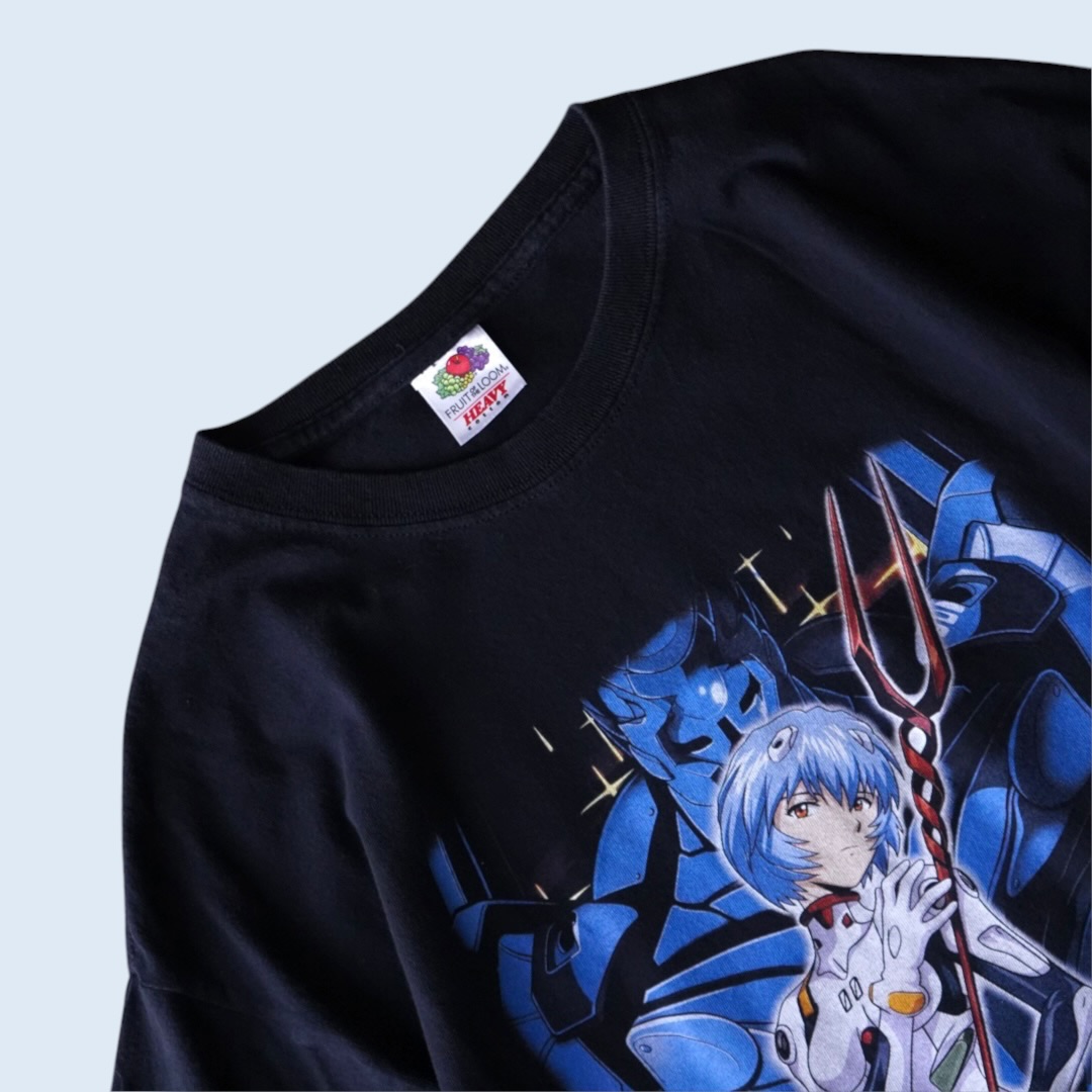 "綾波×零号機 / エヴァンゲリオン" print tee