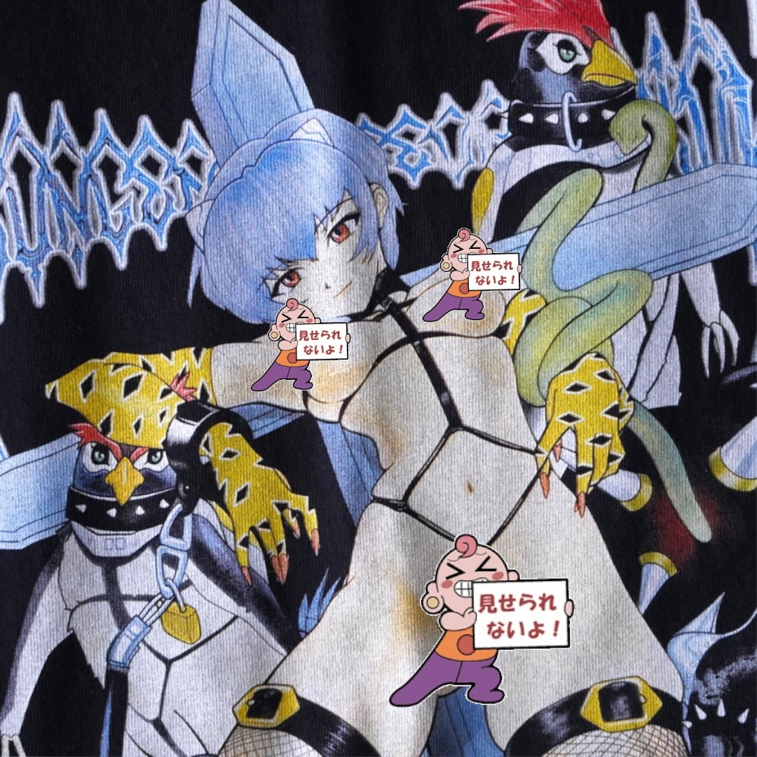 "ボンデージ綾波ピン / エヴァンゲリオン" print tee