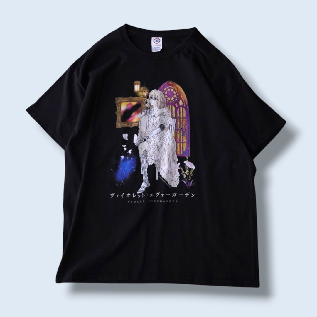 "ヴァイオレットのピン / ヴァイオレットエヴァーガーデン" print tee