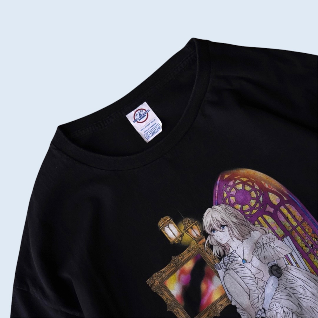 "ヴァイオレットのピン / ヴァイオレットエヴァーガーデン" print tee