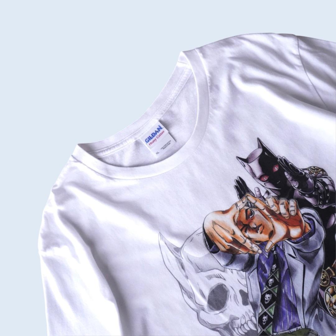 "吉良吉影×キラークイーン / ジョジョの奇妙な冒険” print tee