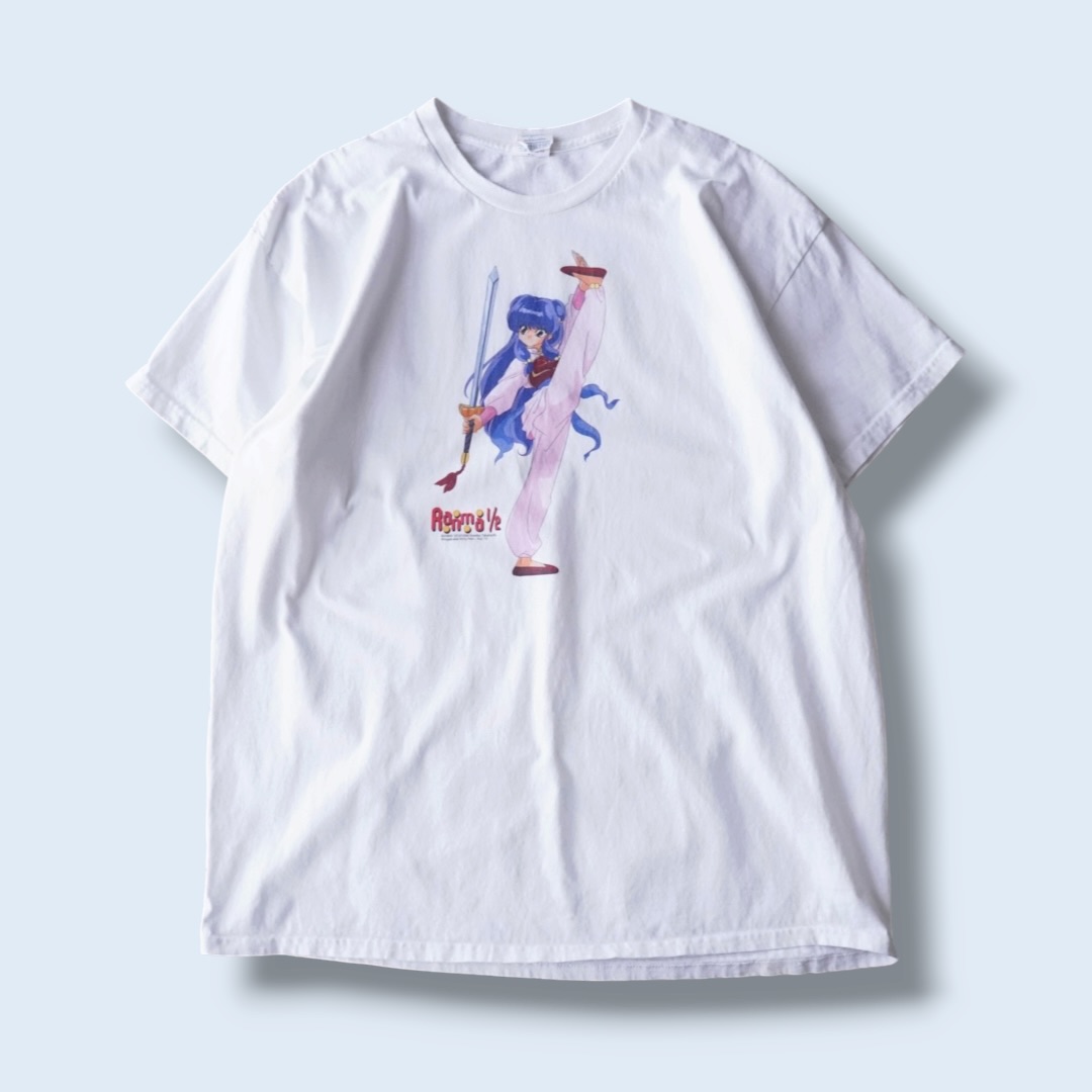 "シャンプーのピン / らんま1/2" print tee