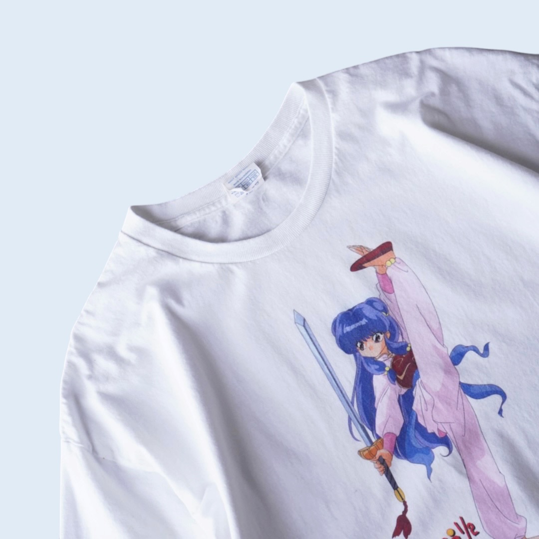 "シャンプーのピン / らんま1/2" print tee