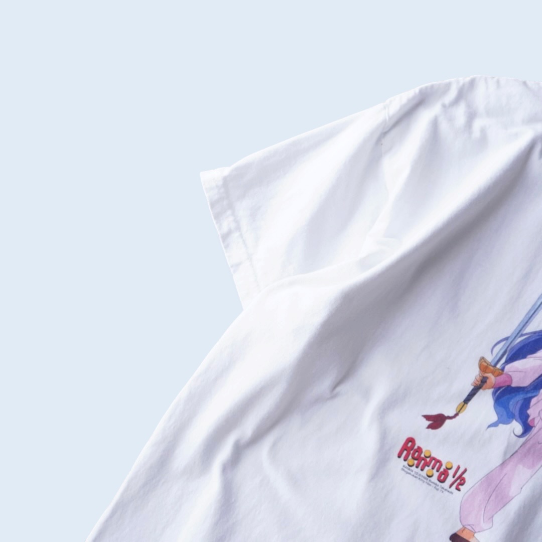 "シャンプーのピン / らんま1/2" print tee