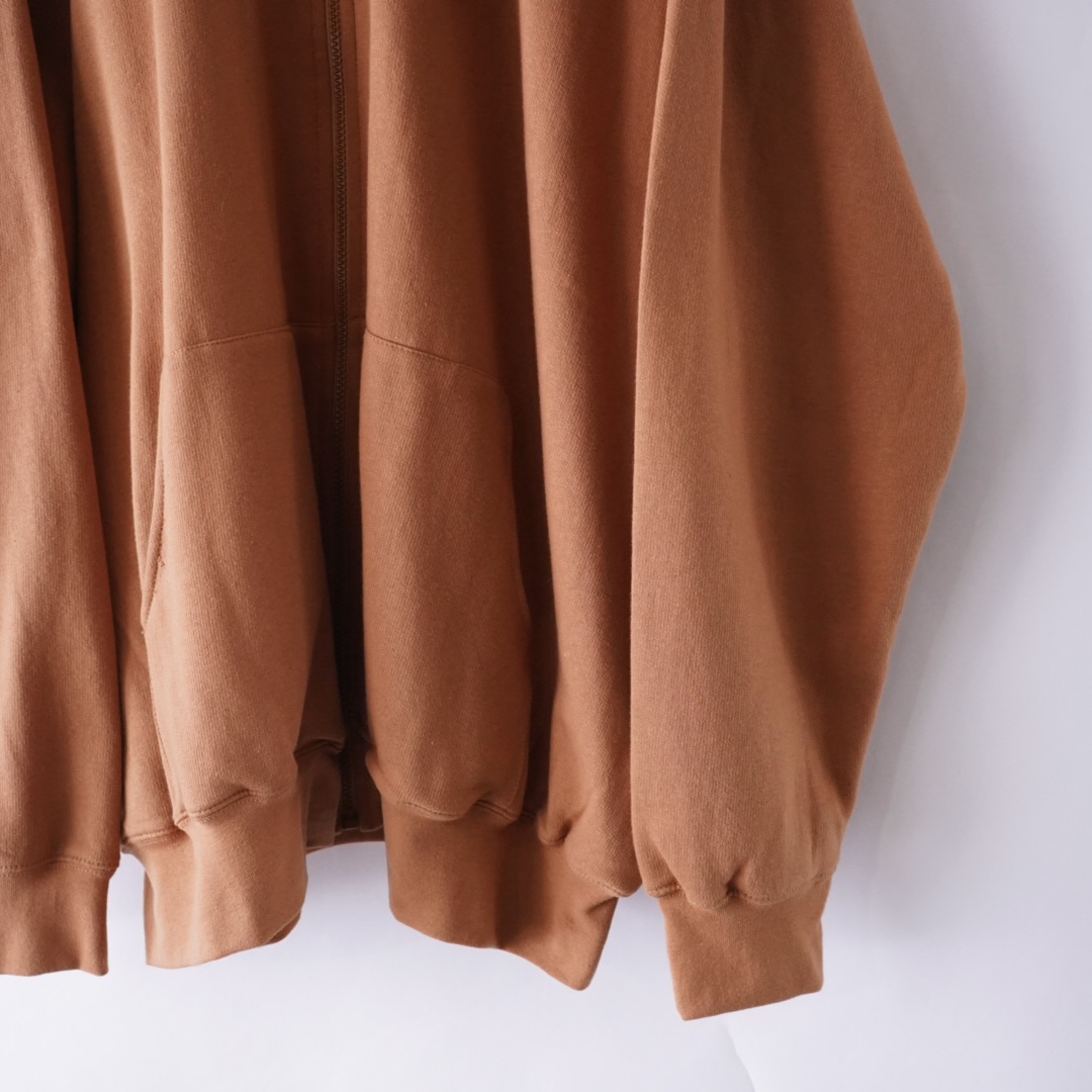 【KING SIZE】monster oversized mustered color thermal lining zip parka