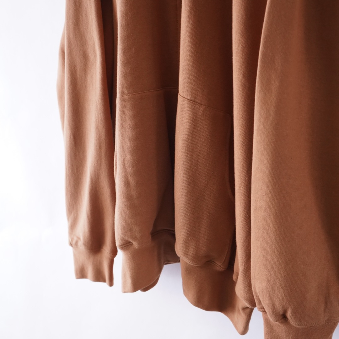 【KING SIZE】monster oversized mustered color thermal lining zip parka