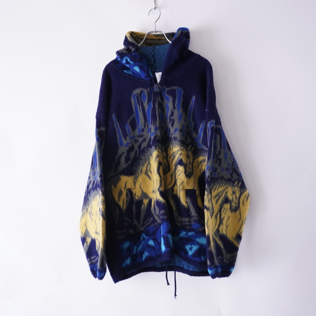 oversized rare color Ecuador knit jacket