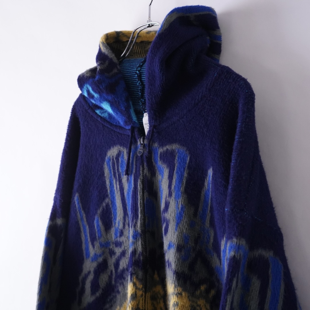 oversized rare color Ecuador knit jacket
