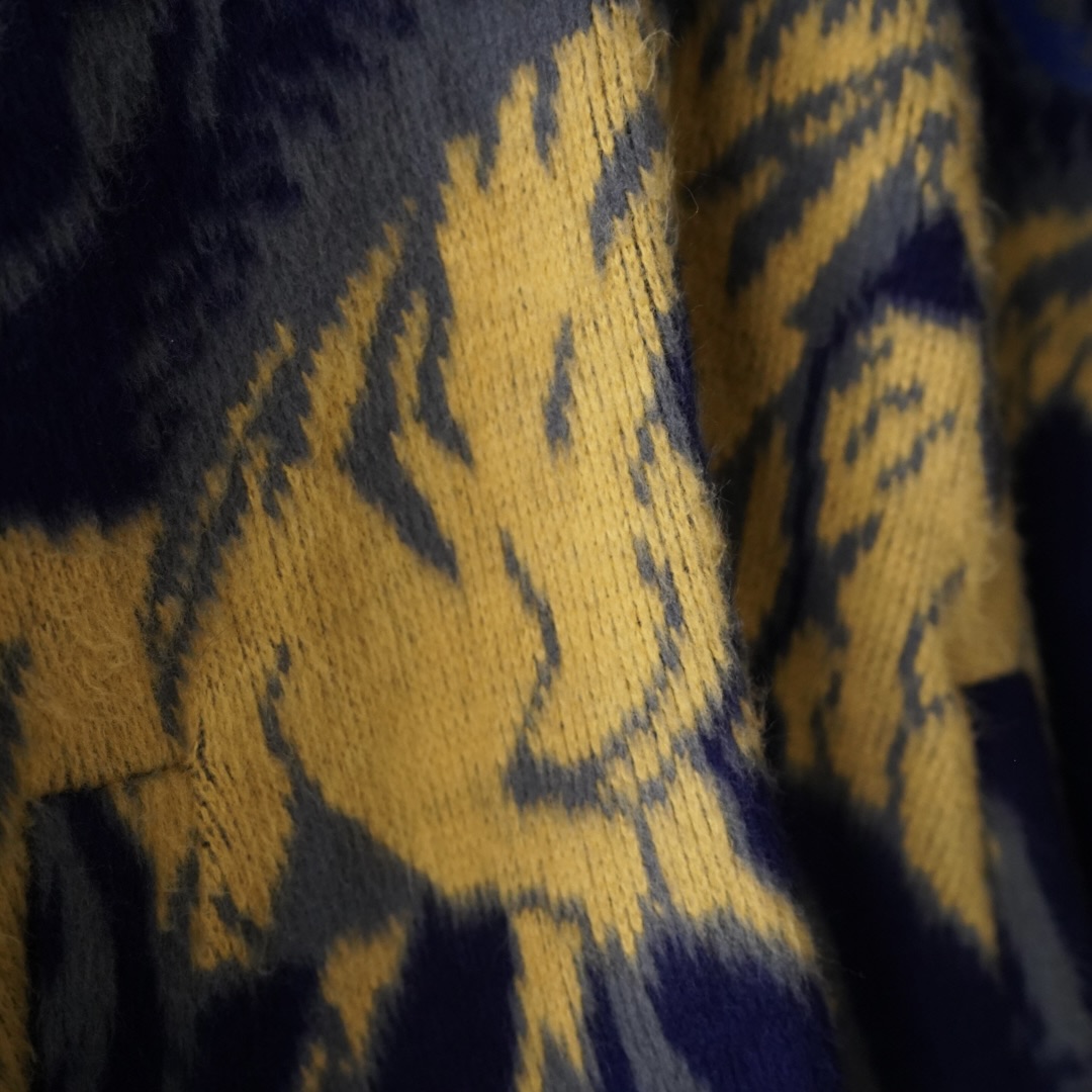 oversized rare color Ecuador knit jacket