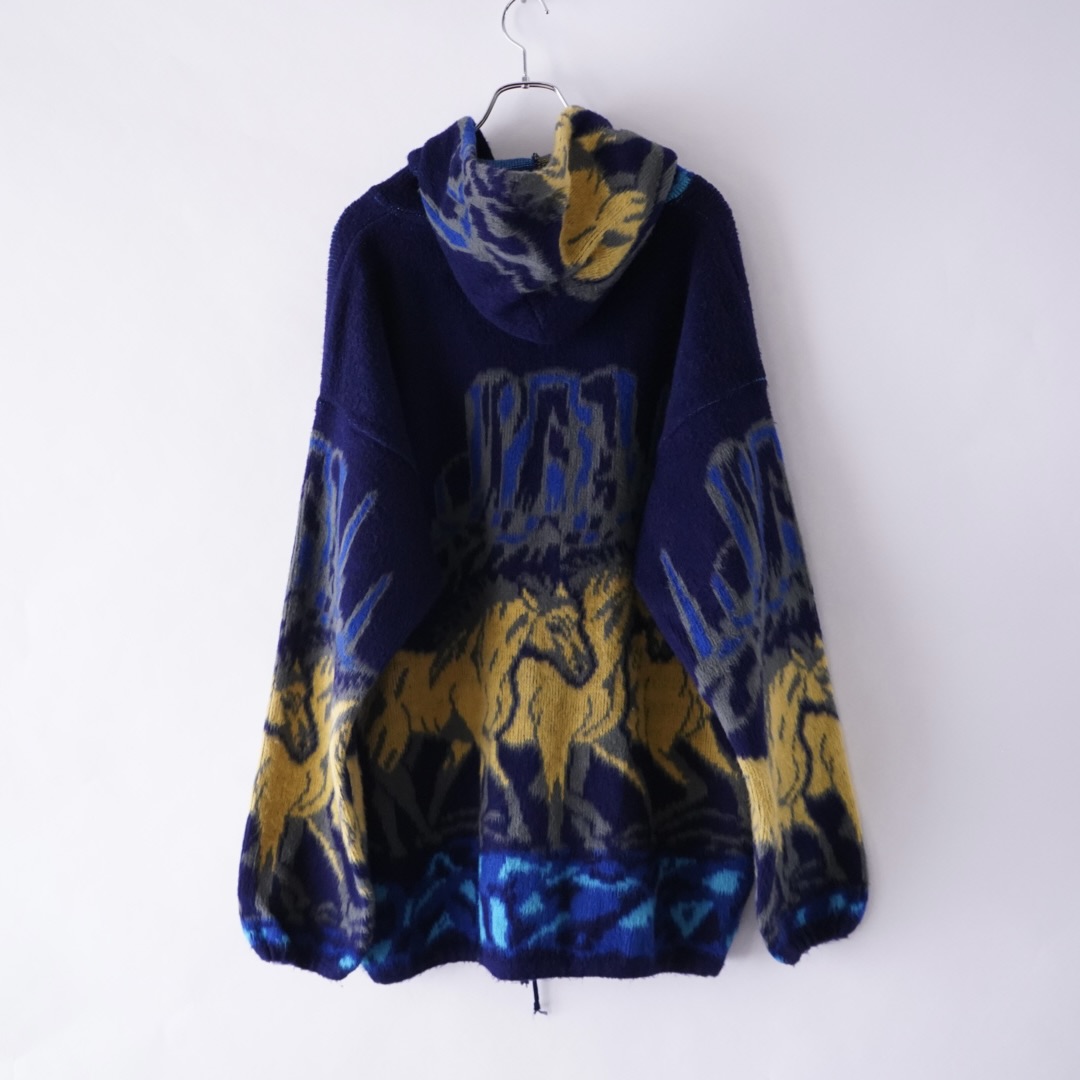 oversized rare color Ecuador knit jacket