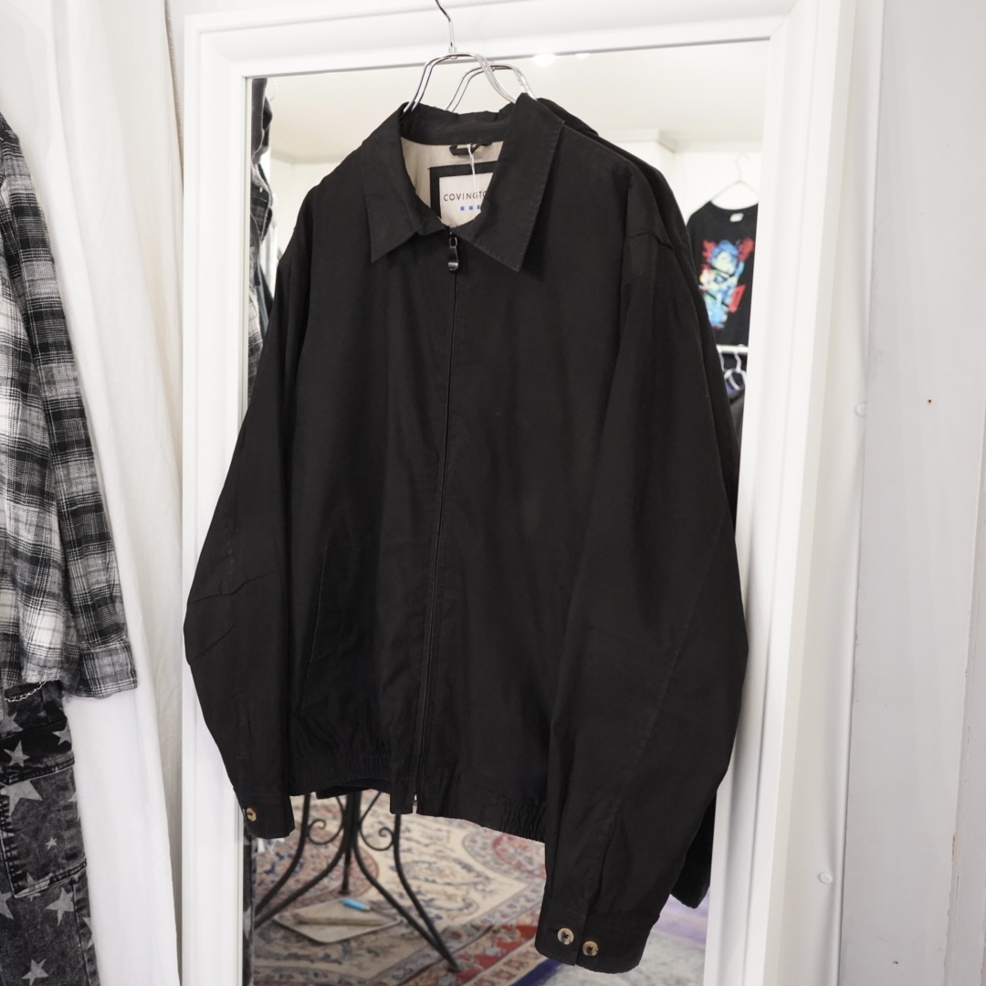 smooth poly box silhouette drizzler jacket