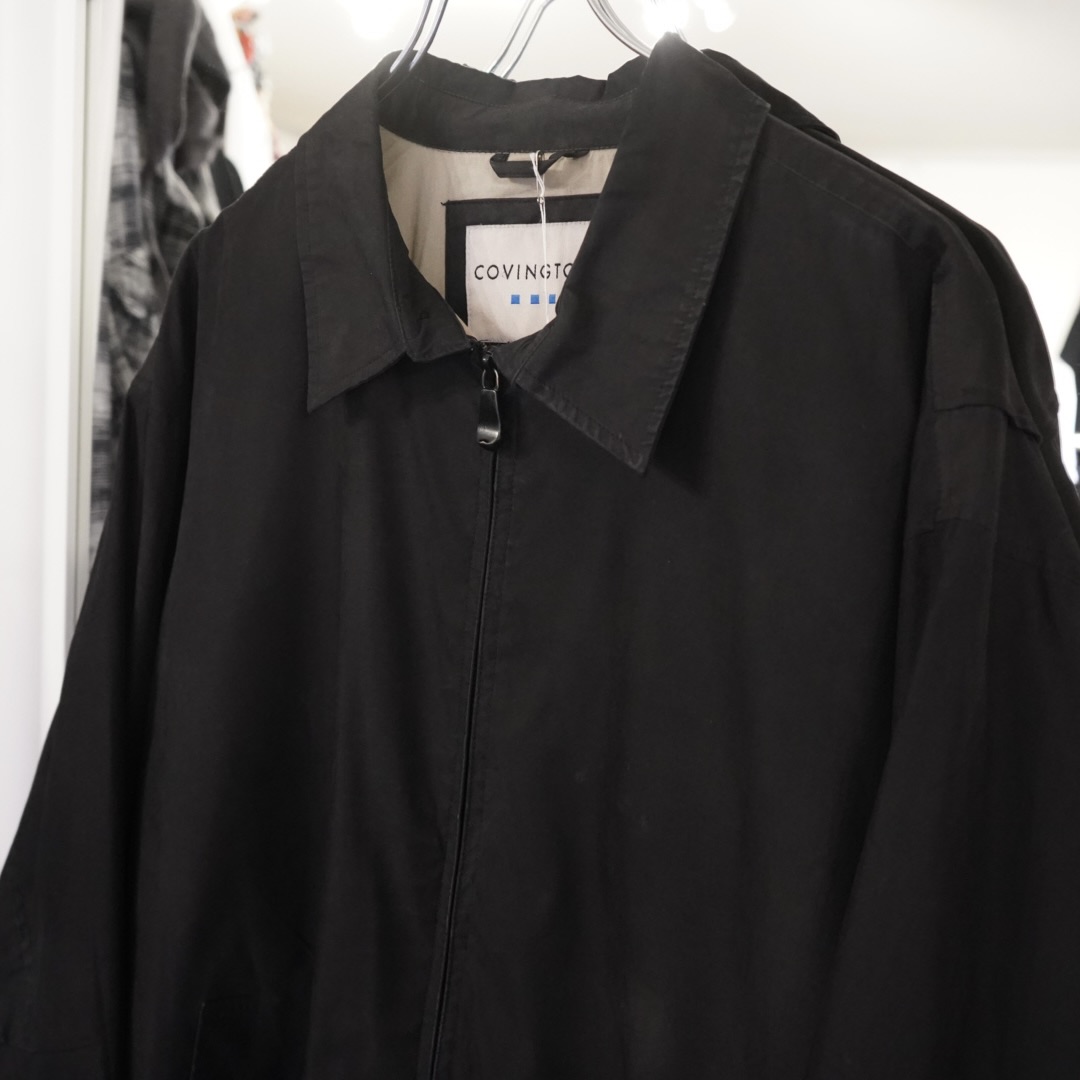 smooth poly box silhouette drizzler jacket