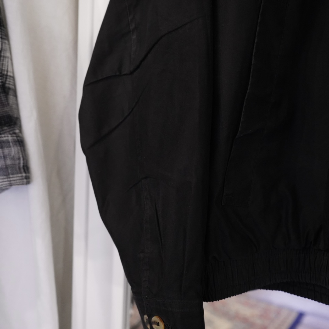smooth poly box silhouette drizzler jacket