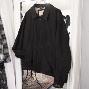 smooth poly box silhouette drizzler jacket