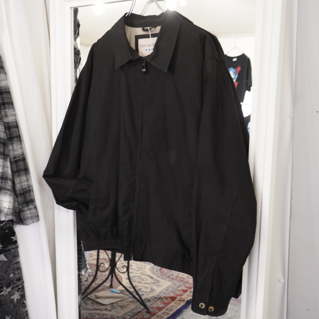 smooth poly box silhouette drizzler jacket